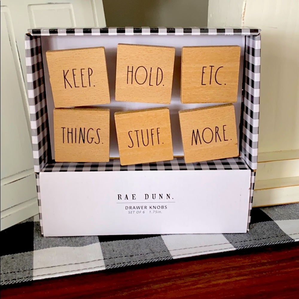 Rae Dunn drawer knobs